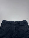 GAP Essential Black Khaki Relaxed Taper Pants (W:32) (L:38)