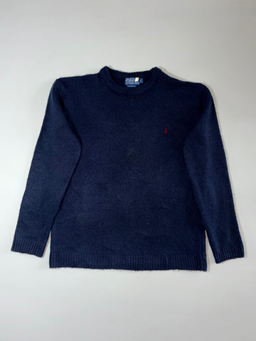 Polo by Ralph Lauren Navy Crewneck Wool Sweater (M)
