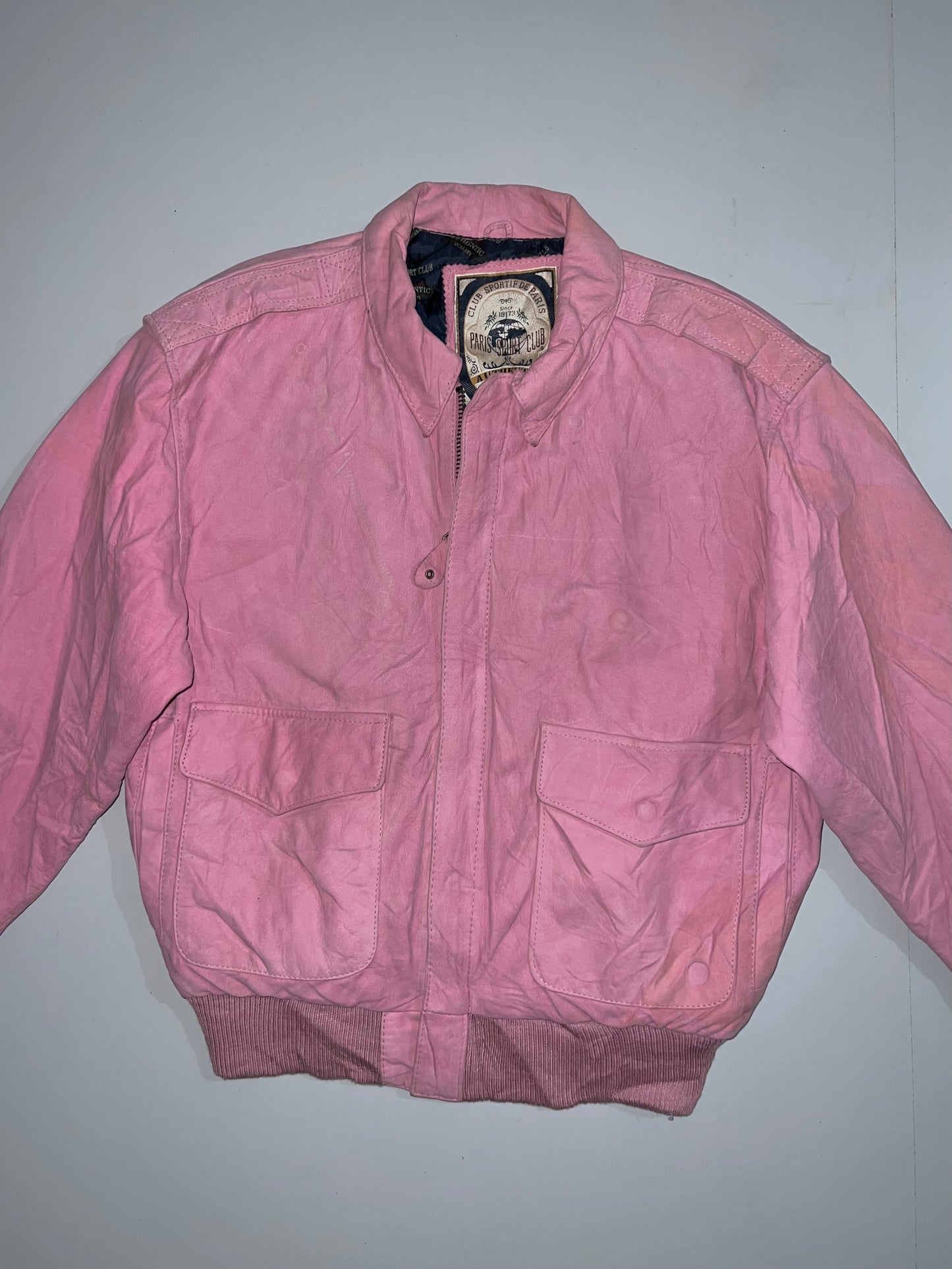 !                                                                                                                                             Super Premium  Sued Leather Jacket (S/M)