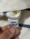 Lacoste Striped Ribbed Knit Crewneck Sweater (XL)