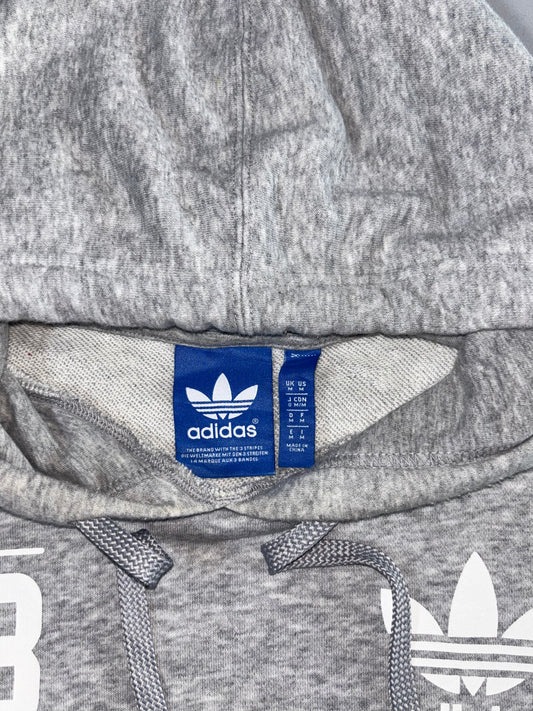 Adidas Originals 03 Colorblock Pullover Hoodie Grey/Orange/Navy (M)