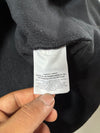 Nike Fleece Zip Hoodie – Black, Mixed Fabric Panels, (S)