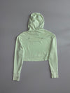 Oakley Crop Hoodie – Oakley Performance Fit Cropped Hoodie Mint Green Size (S/M)