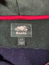 Roots | Green Navy Colorblock Zip Hoodie (XS)