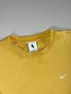 Nike Vintage Mustard Yellow Crewneck Sweatshirt Swoosh Logo (L)