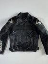 Dainese Genuine Leather Motorcycle Racing Jacket | Size 48 (EU) | Shoulder Armor(Padded) (S/M)