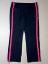 Nike Black Track Pants – Pink Side Stripe (W:36) (L:39)