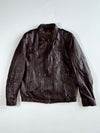 Vintage Brown Leather Jacket (S)