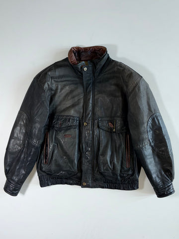 Peter Lukas Premium Original Bomber Leather Jacket (XL/2XL)