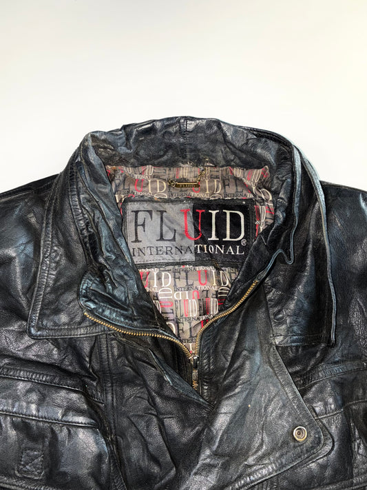 Fluid Premium Original Leather Jacket (L/XL)