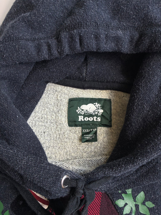 Roots Cooper Beaver Buffalo Plaid Hoodie – (XS)