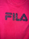 FILA Hot Pink Logo Crewneck Sweatshirt women's (S)