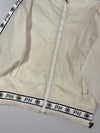 Phenix Vintage Cream Hooded Track Jacket w/ Plaid Fleece Lining – PH Taped Sleeves (2XL)