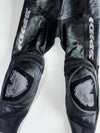 Spidi On Track Motorsport Black Leather Racing Pants Knee Padded (W:34|L:35)