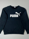 Puma Big Logo Black Crewneck Sweatshirt (M)