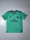 Adidas Real Madrid 2018/19 Third Kit Jersey “Fly Emirates”  Mint Green, (XS)