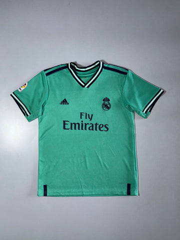 Adidas Real Madrid 2018/19 Third Kit Jersey “Fly Emirates”  Mint Green, (XS)