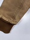Carhartt Active Hooded Jacket Tan Duck Canvas, Quilt Lined (M)