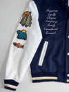 Zara | Forest Peak Navy Varsity Jacket (M)