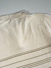 Adidas Golf Striped Quarter-Zip Polo – Beige (L)