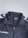 Hummel Character Since 1923 Black Chevron Tape Sleeve Full-Zip Track Jacket (M)