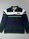 Vintage Jeep Free Spirit Striped Rugby Polo (L)