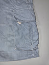 Polo Ralph Lauren Blue Pinstripe Utility Cargo Shorts (W:32) (L:22)