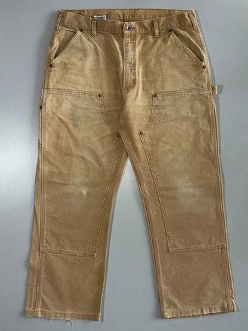 Carhartt Tan Double Knee Carpenter Pants (W:38 |L:41)