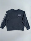 Nike | Black Swoosh Crewneck Sweatshirt | (2XL)