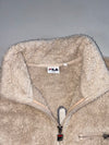 Fila Cream Sherpa Fleece Zip Jacket(M)