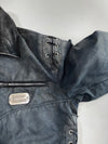 Harley-Davidson “An American Legend” Lace-Up Biker Pure Leather Panel Jacket (XL)