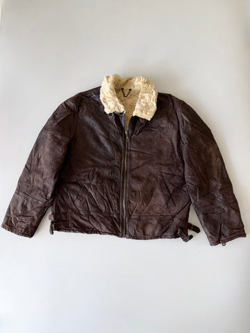 ZUltra Premium (RARE) Original Leather Jacket (FUR INSIDE) (XL/2XL)