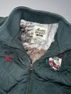 Men’s Dark Green Quilted Puffer Vest (S/M)
