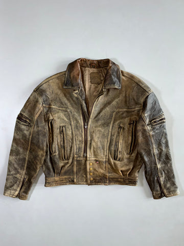 Hein Gericke Two-Tone Pure Leather Jacket (M)