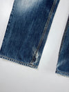 Edwin Japan Distressed Blue Denim Jeans (W:32|L:40)
