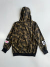 Camo Racing Patch Zip-Up Hoodie (M)