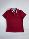 Tommy Hilfiger | Classic Piqué Polo | Crimson T-Shirt (L)