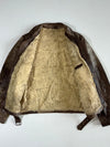 Vintage Premium Original Furr Inside Leather Jacket (S/M)