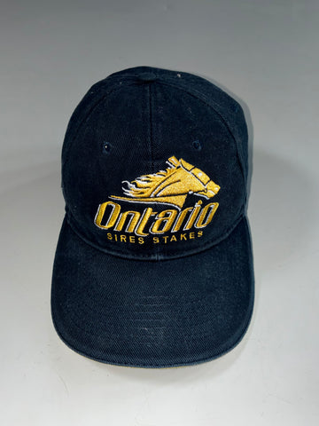 Vintage Ontario Racing Navy Sires Stakes Horse Cap (Adjustable)