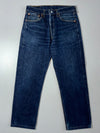 Vintage Levi’s 501 Dark Wash Straight Jeans (W:30 |L:39)