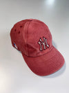 Adidas × New York Yankees MLB Sample Collab Washed Burgundy Baseball Cap Not for resale (Adjustable)