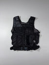 Black Multi-Pocket Tactical Utility Vest (M)