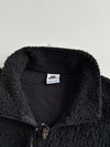 Nike Black Sherpa Fleece Zip-Up Jacket (XL)