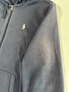 Polo Ralph Lauren Navy Full-Zip Pony Logo Hoodie (S/M)