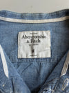 Vintage Abercrombie And Fitch Chambray Band Collar Shirt (L)