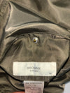 Browny Vintage Reversible Souvenir Satin Bomber Jacket – Black/White & Olive (M)