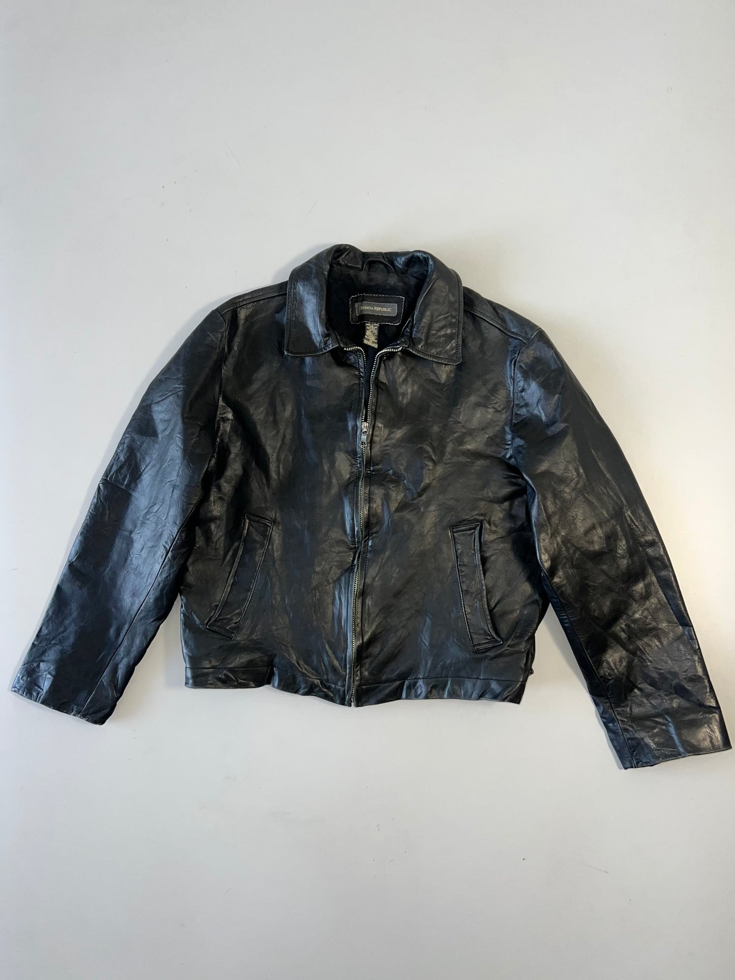ZBanana Republic Original RARE Leather Jacket (M)