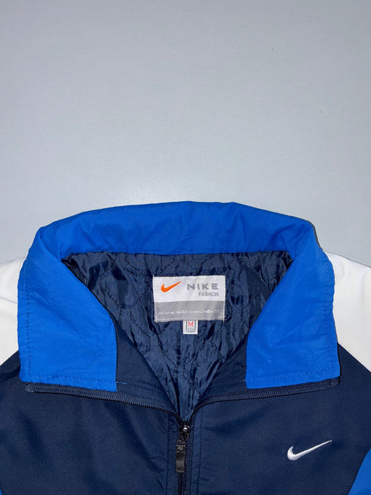 Nike Fashion | Vintage Colour-Block Windbreaker Jacket | Royal Blue & Navy (M)