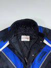 Proof Blue V-Panel Vintage Motorcycle Jacket Padded (2XL)