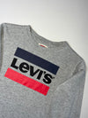 Levi’s Grey Sportswear Logo Crewneck Sweatshirt  (S)